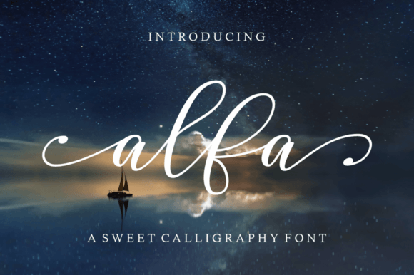 Alfa Scrip: A Stylish Font for Web Design