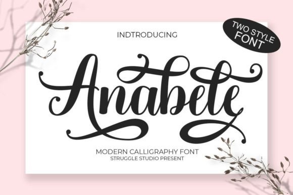Anabele: A Modern Calligraphy Font for Digital Marketing