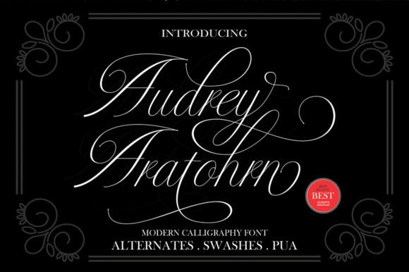 Audrey Aratohrn: A Stylish Script Font