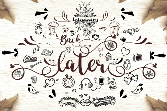 Back Later: A Font for Business Style