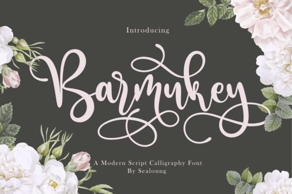 Barmukey: A Script Font for Creative Campaigns