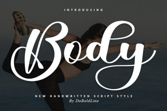 Body: A Stylish Handwritten Font