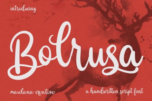 Bolrusa: A Fancy Handwritten Font