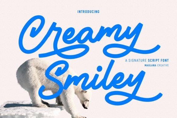 Creamy Smiley Font for Creative Makers
