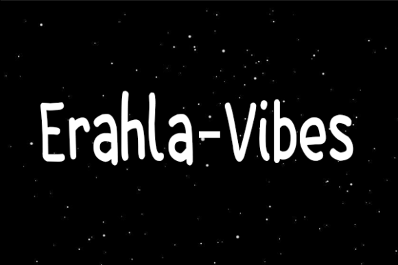 Erahla Vibes: A Bold Handwritten Font