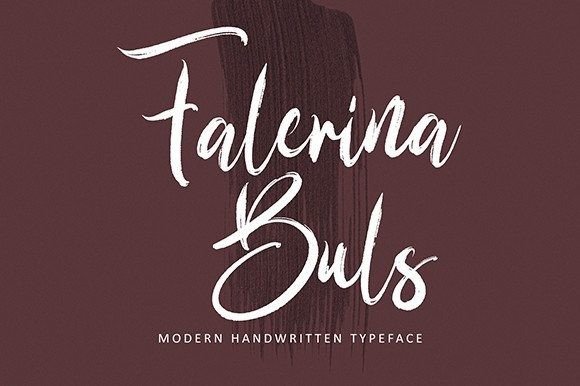 Falerina Buls: A Modern Handwritten Font