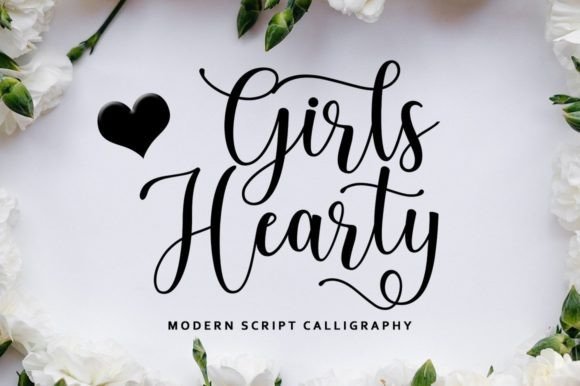 Girls Hearty Font for Elegant Design