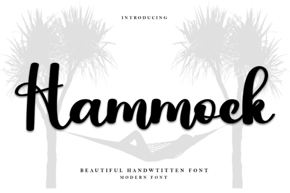 Hammock: A Handwritten Script Font for Editorial Warmth