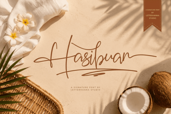 Hasibuan: A Signature Script Font for Editorial Warmth