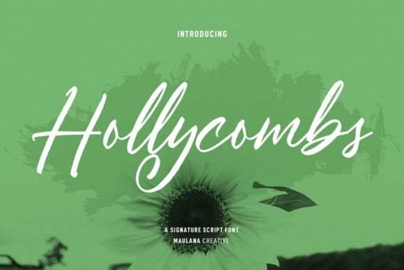 Hollycombs: A Handwritten Script Font