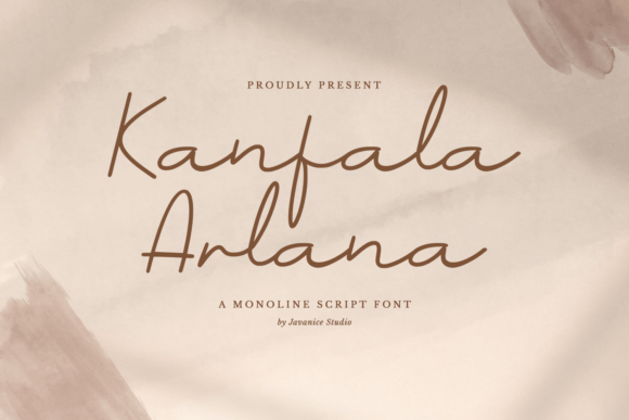Kanfala Arlana: A Monoline Script Font That Cuts Through the Feed