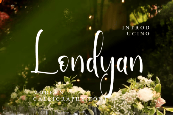 Londyan: A Script Font for Editorial Design