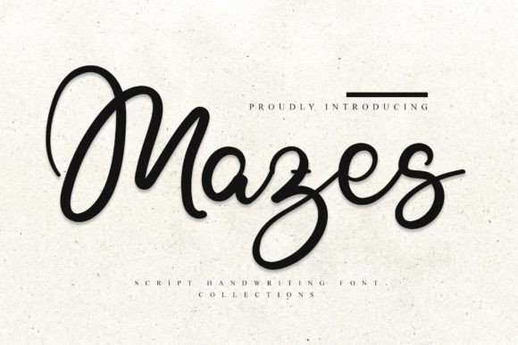 Mazes: A Handwritten Font That Makes Campaigns Feel Human