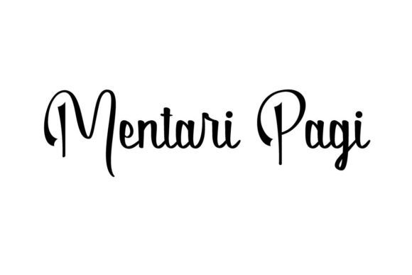 Mentari Pagi Font for Creative Marketing