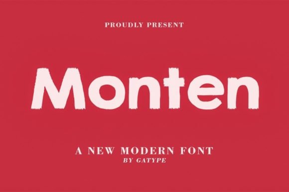 Monten: A Retro Script Font That Makes Your Brand Feel Instantly Polished