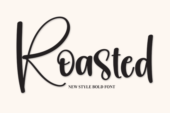Roasted Font: A Joyful Handwritten Typeface for Crafters