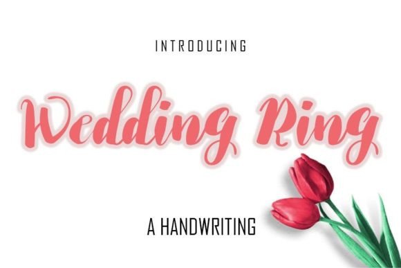Wedding Ring Font: Elegant Script for Creative Projects