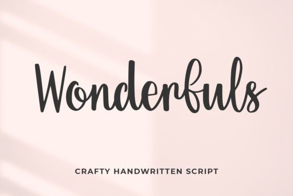 Wonderfuls: A Delightful Script Font