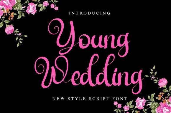 Young Wedding Font for Business