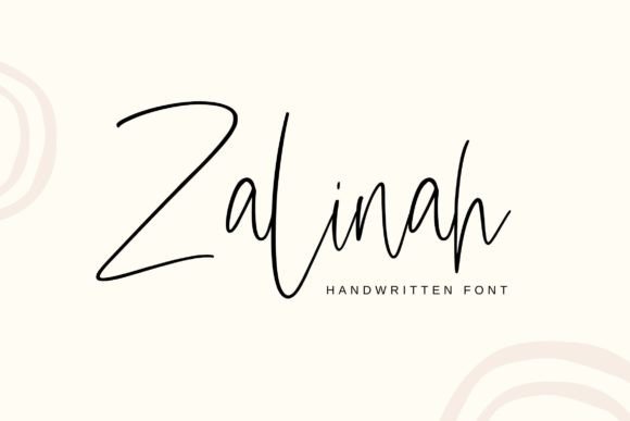 Zalinah: A Handwritten Font for Business Brilliance